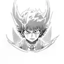 my hero academia tattoo design idea