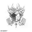 my hero academia tattoo design idea