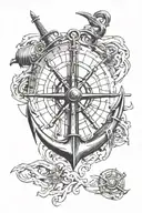 nautical tattoo design idea