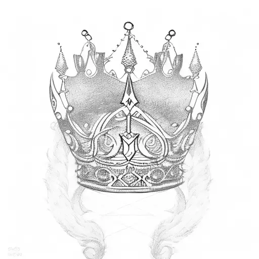 Queen's Crown tattoo design idea