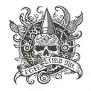 TCB is livid logo using JVE tattoo design idea