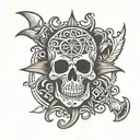 TCB is livid logo using JVE tattoo design idea