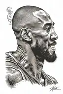 kobe bryant black mamba tattoo design idea