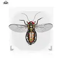 cicada with polume tattoo design idea