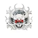 scary  tattoo design idea