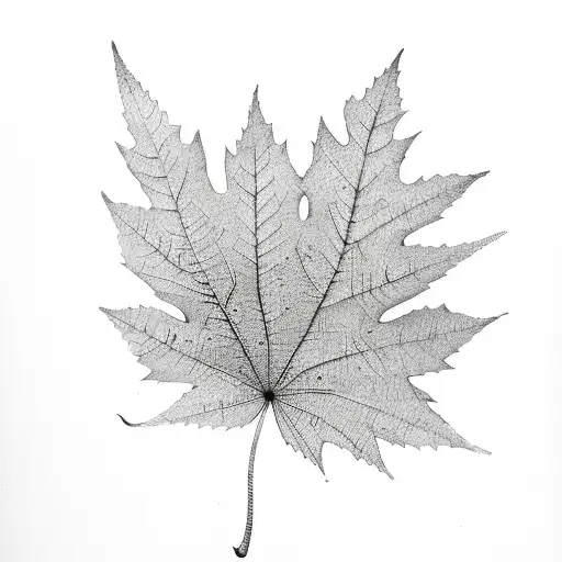 isis with leafs tattoo design idea