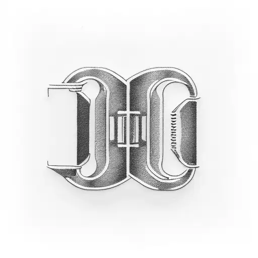 brass knuckles tattoo design idea