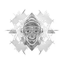 multiple sclerosis warrior tattoo design idea