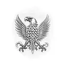 Poland eagle fire   tattoo design idea