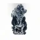 an eevee tattoo design idea