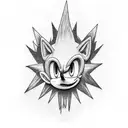 sonic the hedgehog themed letters Maxx tattoo design idea