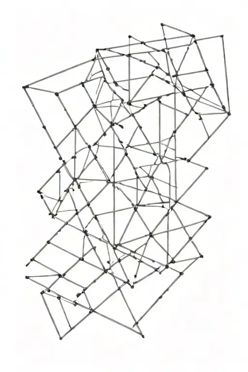 Squares tattoo design idea