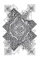 Squares tattoo design idea