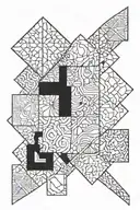 Squares tattoo design idea