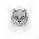 369 leo  tattoo design idea