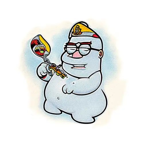 peter griffin tattoo design idea