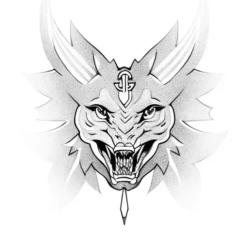 saint george tattoo design idea