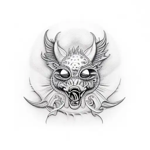 bichón maltés  tattoo design idea