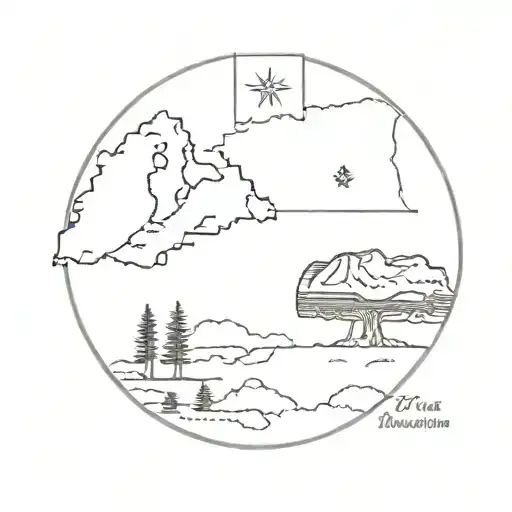 Iowa and Washington state siblings  tattoo design idea