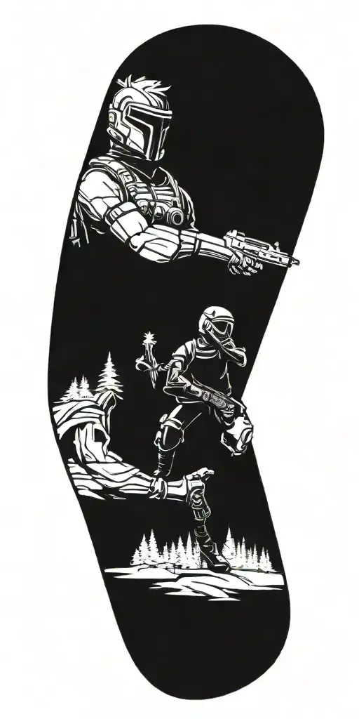 fortnite tattoo design idea