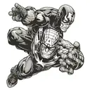 marvel characters tattoo design idea