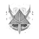 templar knight tattoo design idea