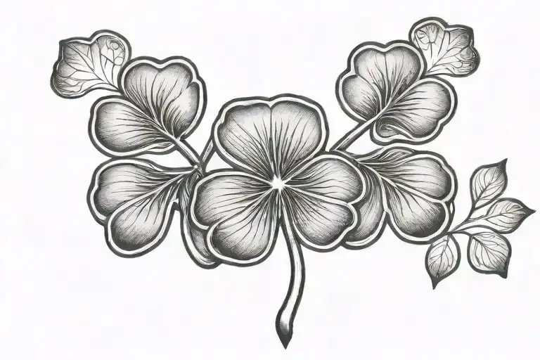 shamrock tattoo design idea
