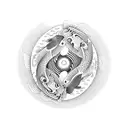 Koi Fish in yin and yang form ,10 cm, shaded, one fish darker shades, the other fish lightshades, circling around  tattoo design idea