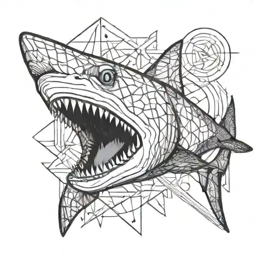 Shark tattoo design idea
