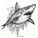shark tattoo design idea