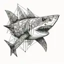 shark tattoo design idea