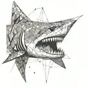 shark tattoo design idea