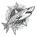 shark tattoo design idea