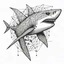 shark tattoo design idea