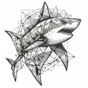 shark tattoo design idea