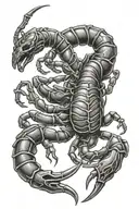 scorpion tattoo design idea