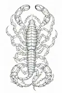 scorpion tattoo design idea