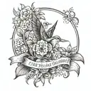 I can do all things through Christ which strengtheneth me tattoo design idea