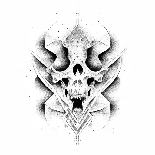 order and chaos tattoo design idea