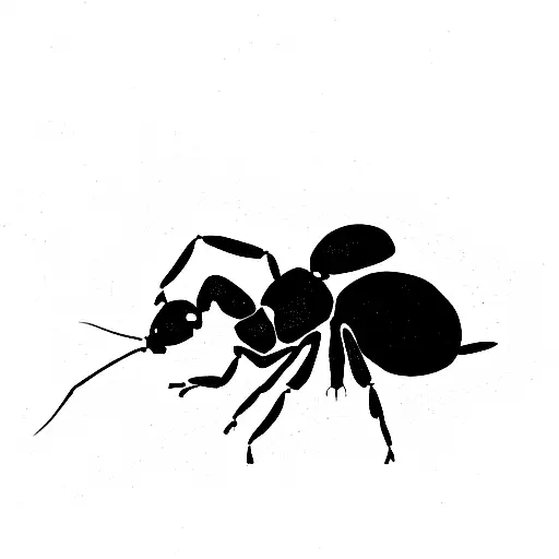 Ant myrmecia  tattoo design idea