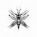Ant tattoo design idea