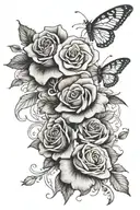Create a unique sleeve tattoo including the following: Mothers name(Latoya), New York Yankees, great grandmothers pasing tattoo design idea