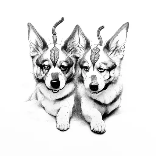cerberus tattoo design idea