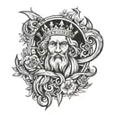 Messiah King tattoo design idea