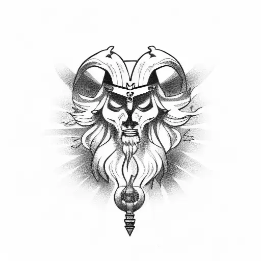 Yahweh may with us always tattoo design idea