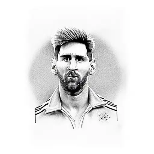 messi tattoo design idea
