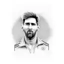 messi tattoo design idea