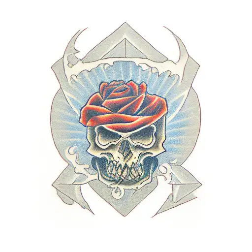 a jacked damon tattoo design idea