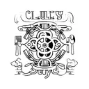 culinary and software development tattoo design idea