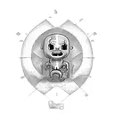 The binding of isaac tattoo design idea